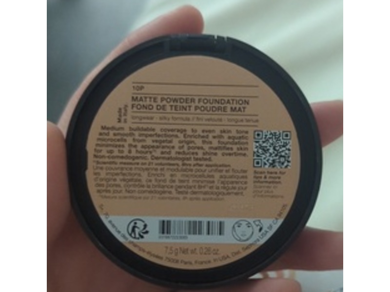 Sephora Matte Powder Foundation, 10P, 0.26 oz/7.5 g