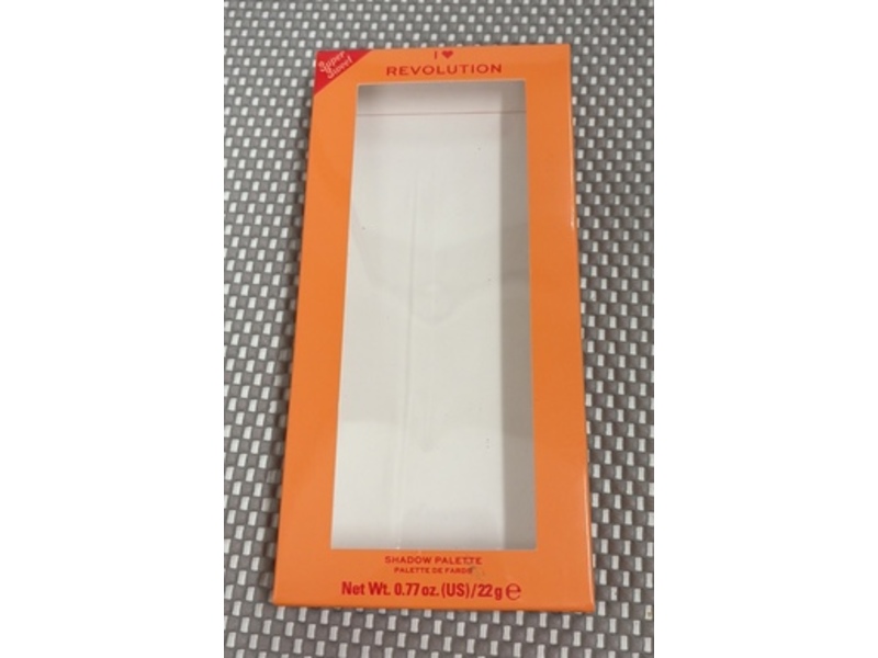 I Heart Revolution Shadow Palette, Tasty Peach, 0.77 oz/22 g