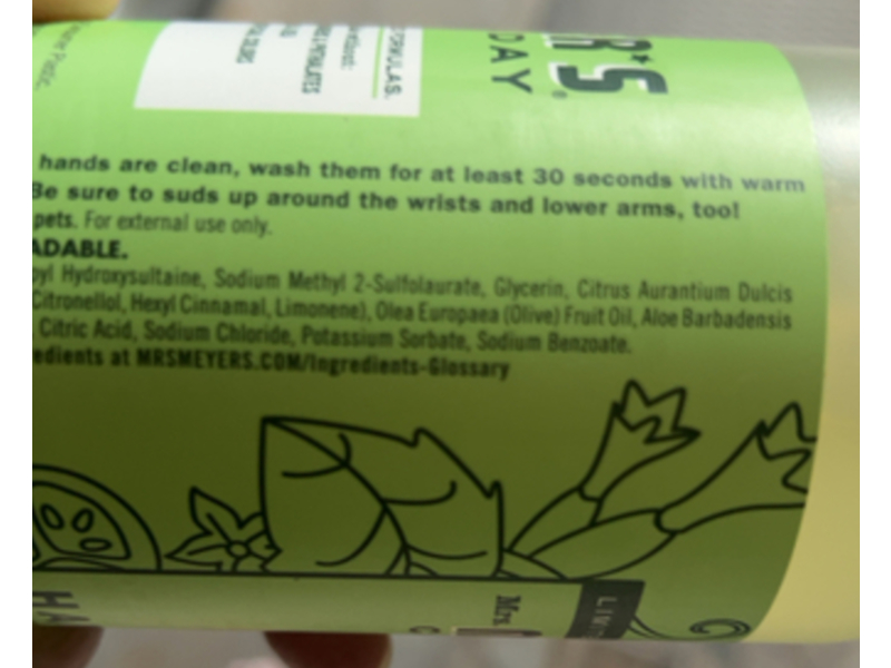 Meyer's Clean Day Hand Soap, Cucumber, 16 fl oz/473 mL