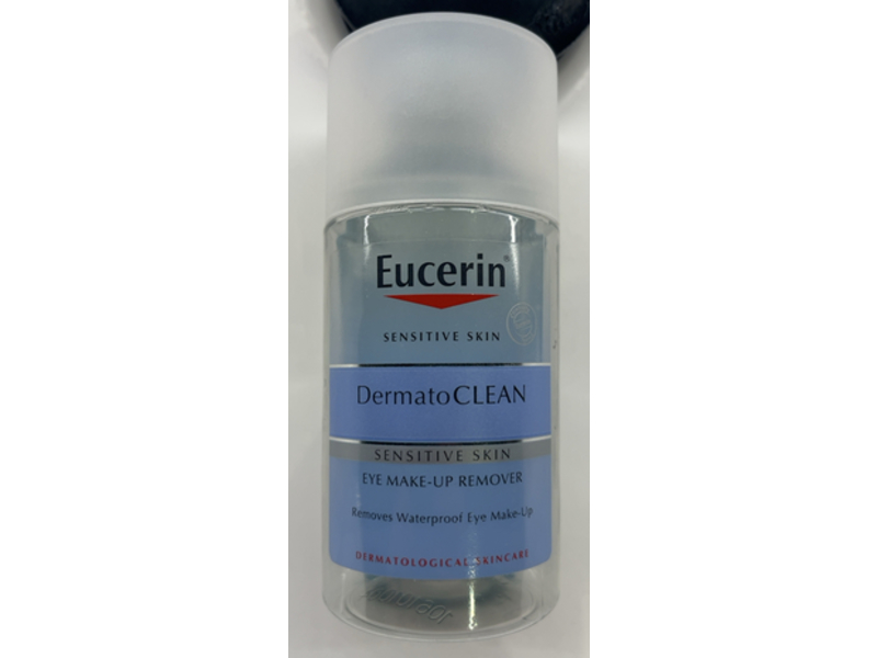 Eucerin Dermatoclean Eye Make Up Remover, Sensitive Skin, 125 mL