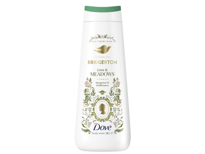 Dove Bridgerton Love & Meadows Body Wash, Bergamot & Wildflowers, 20 fl oz