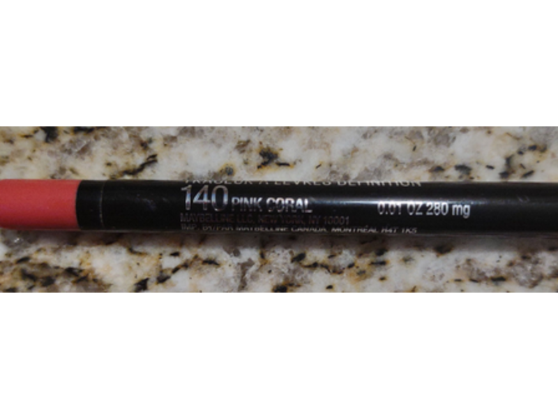Maybelline Color Sensational Shaping Lip Liner, Pink Coral, 0.01 oz