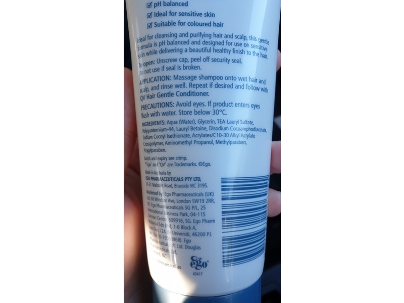 QV Hair Gentle Shampoo, 200 g