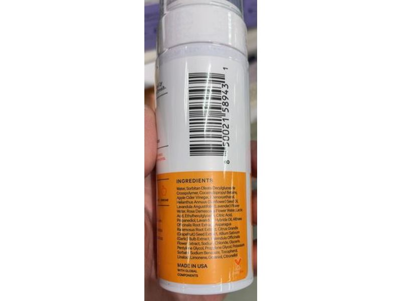 The Honey Pot Company Normal Foaming Wash, Daily, 5.51 fl oz/163 mL