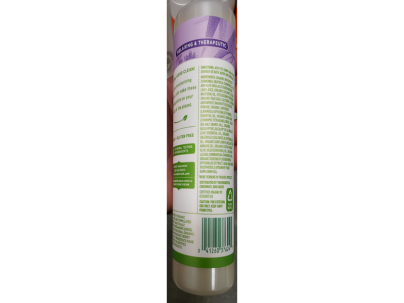 Simple Truth Organic Body Wash, Lavender Eucalyptus, 16 fl oz/473 mL