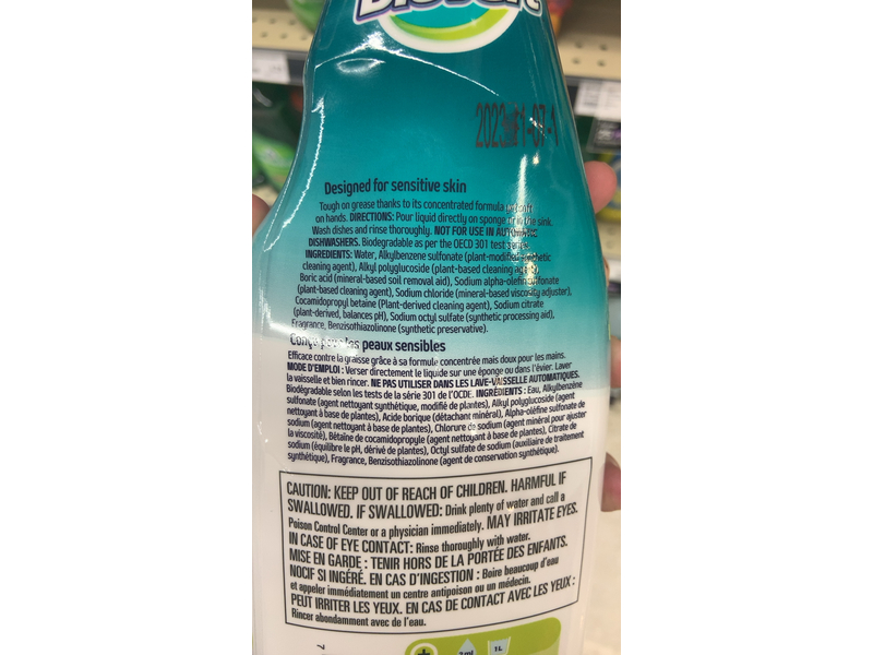 Biovert Dishwashing Liquid, Citrus Fresh, 700 mL