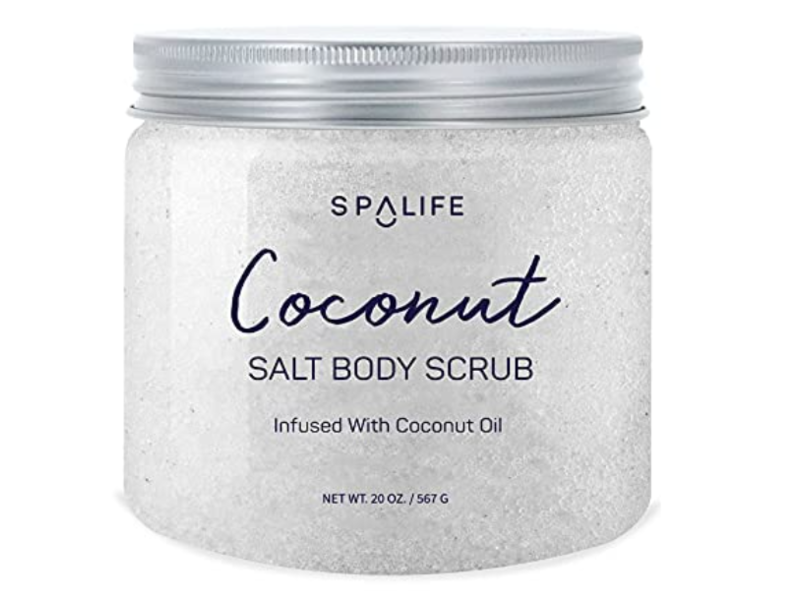 Spalife Coconut Salt Body Scrub, Coconut Oil, 20 fl oz/567 mL