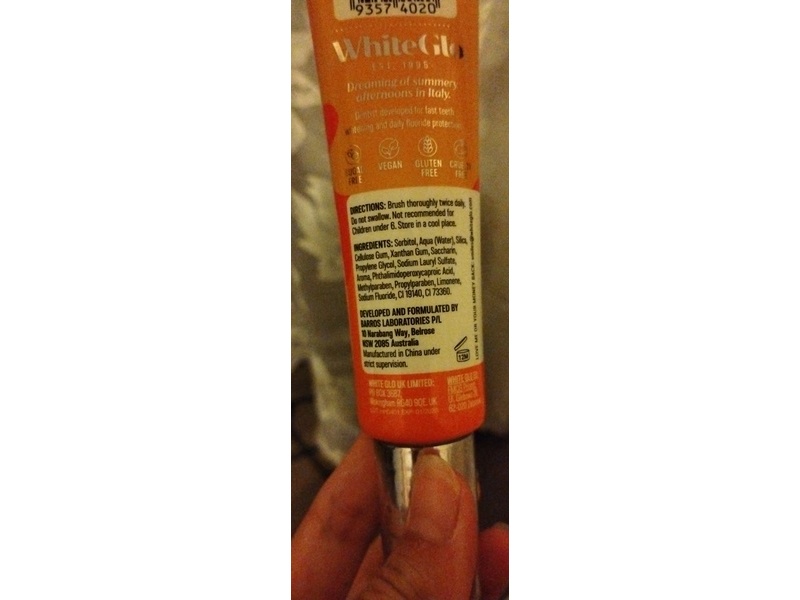 White Glo Whitening Toothpaste, Summer Spritz, 10 g, Pack Of 2