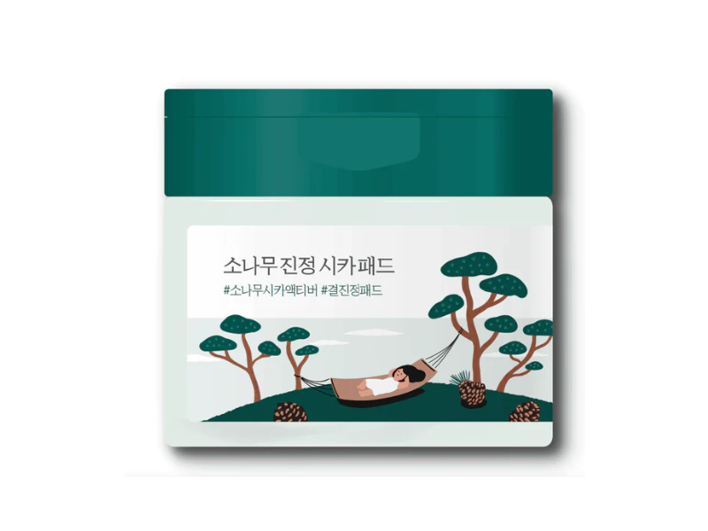 Round Lab Pine Calming Cica Toner Pad, 50 Count