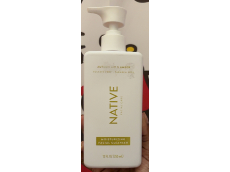 Native Moisturizing Facial Cleanser, Autumn Air & Amber, 12 fl oz/355 mL