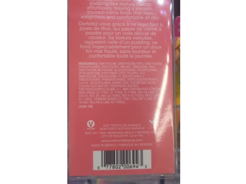 Wet n WIld Mother Fluffer Cloud Blush, Pink-A-Boo, 0.16 fl oz/4.6 g