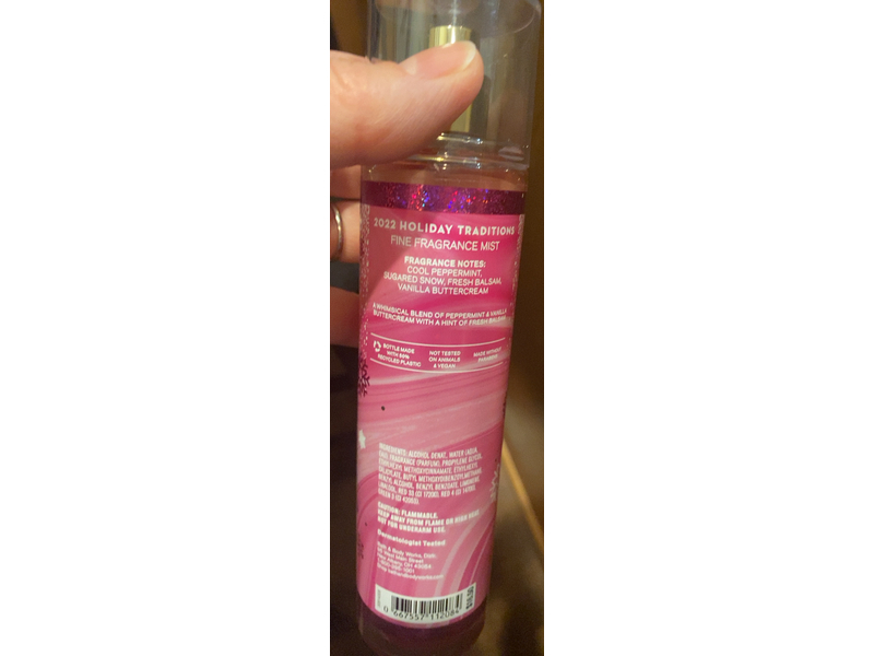 Bath & Body Works Fine Fragrance Mist, Twisted pepper Mint, 8 fl oz/236 mL