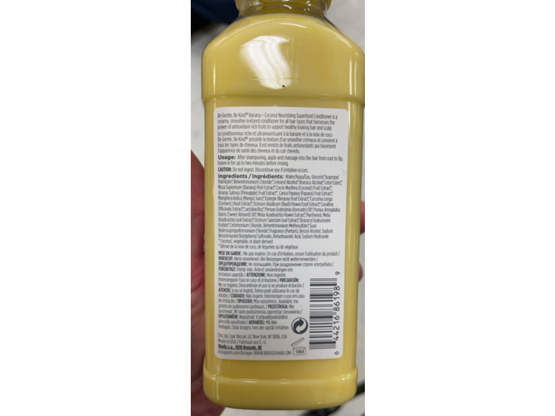 Briogeo Superfoods Nourishing Conditioner, Banana + Coconut, 12.5 fl oz/369 mL