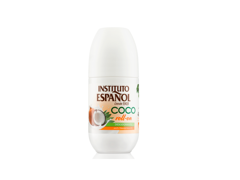 Instituto Espanol Anti-Transpirante Roll-On, Coco, 2.5 fl oz/75 mL