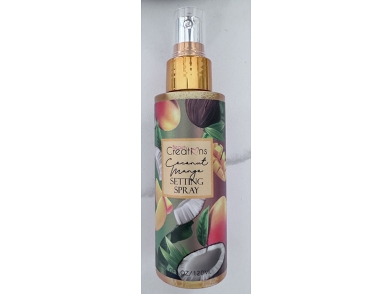 Beauty Creations Setting Spray, Coconut Mango, 4.0 fl oz/120 mL