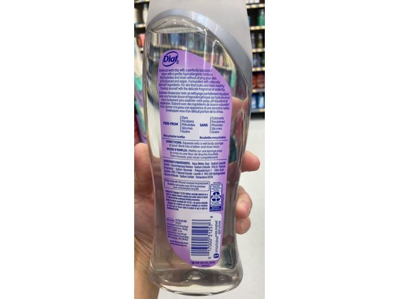 Dial Clean + Gentle Body Wash, Waterlily, 21 fl oz/621 mL