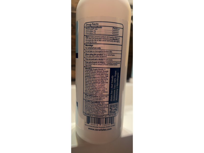 Coral Isles Sunscreen Lotion, SPF 30, 32 oz/907 g