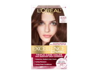 L'oreal Paris Excellence Creme Triple care Color Permanent Hair Color, 4AR Dark Chocolate Brown, 1 Application - thumbnail 1