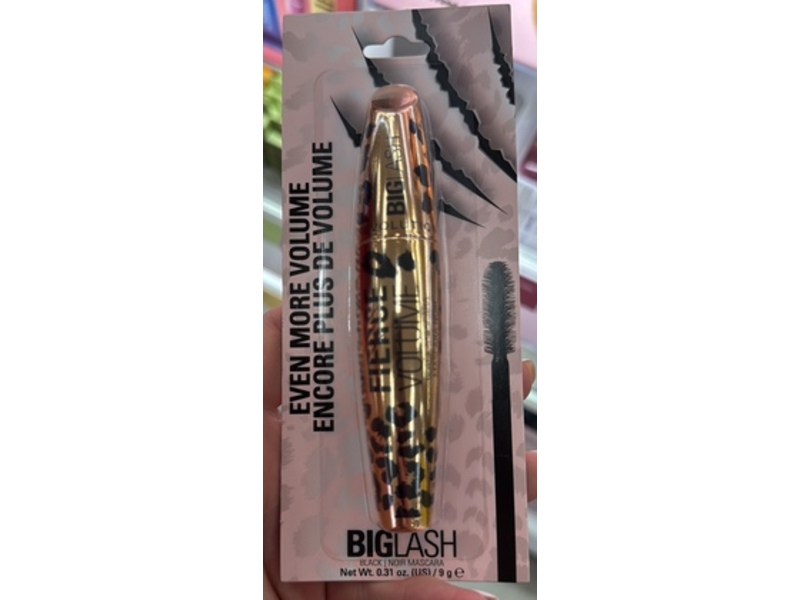 Revolution Beauty London Biglash Mascara, Black, 0.31 oz/9 g