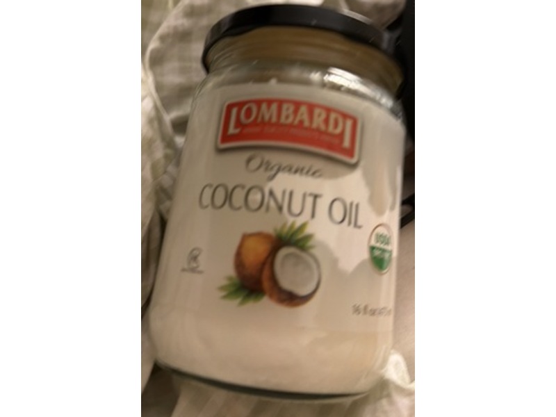 Lombardi Organic Coconut Oil, 16 fl oz/473 mL
