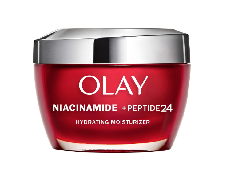 Olay Hydrating Moisturizer, Niacinamide + Peptide 24 , 1.7 oz/48 g