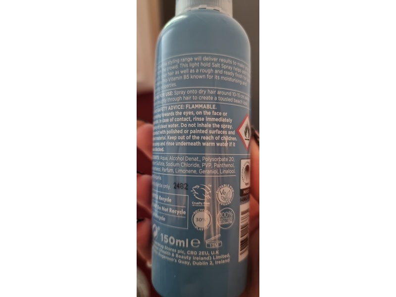 Style Expertise Salt Spray, Texture, 150 mL