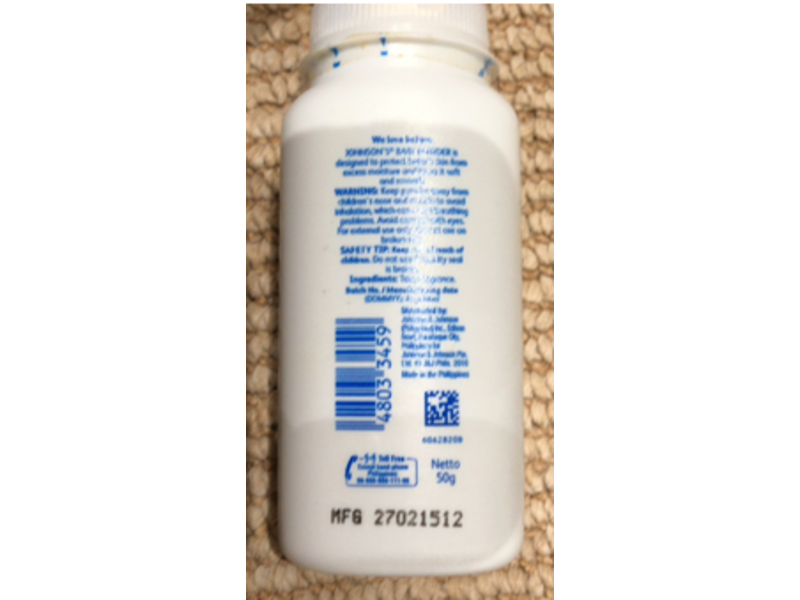 Johnson & Johnson's Baby Powder, 50 g