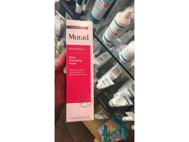 murad pore rescue daily cleansing foam