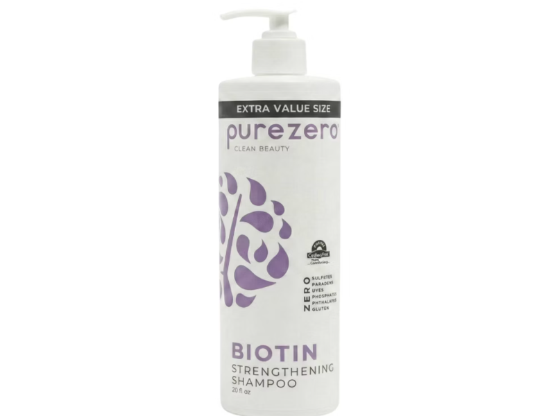 Pure Zero Biotin Strengthening Shampoo, 20 fl oz/591 mL