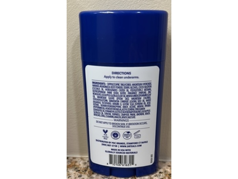 Dr Teal's Deodorant, Eucalyptus & Spearmint, 2.5 oz/1 g