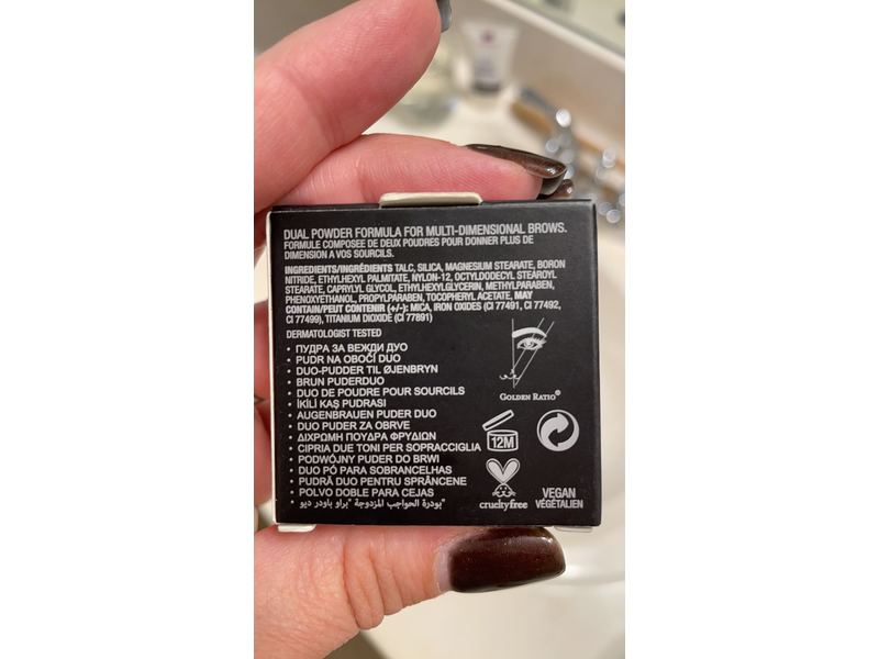 Anastasia Beverly Hills Brow Powder Duo, Soft Brown, 0.06 oz/1.6 g