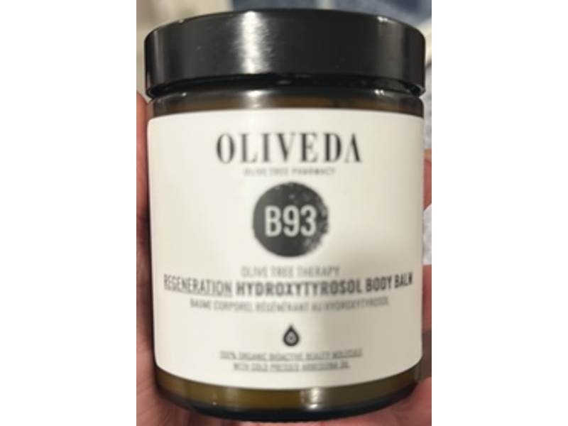 Oliveda Olive Tree People B93 Regeneration Hydroxytyrosol Body Balm, 6.1 fl oz/180 mL