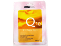 Beauty Treats Q10 Facial Mask, 0.85 fl oz/25 mL, 10 Count - Image 2
