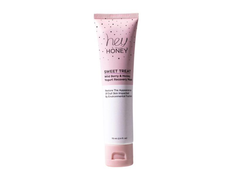 Hey Honey Sweet Treat Recovery Mask, Wild Berry & Honey Yogurt, 2.3 fl oz/70 mL