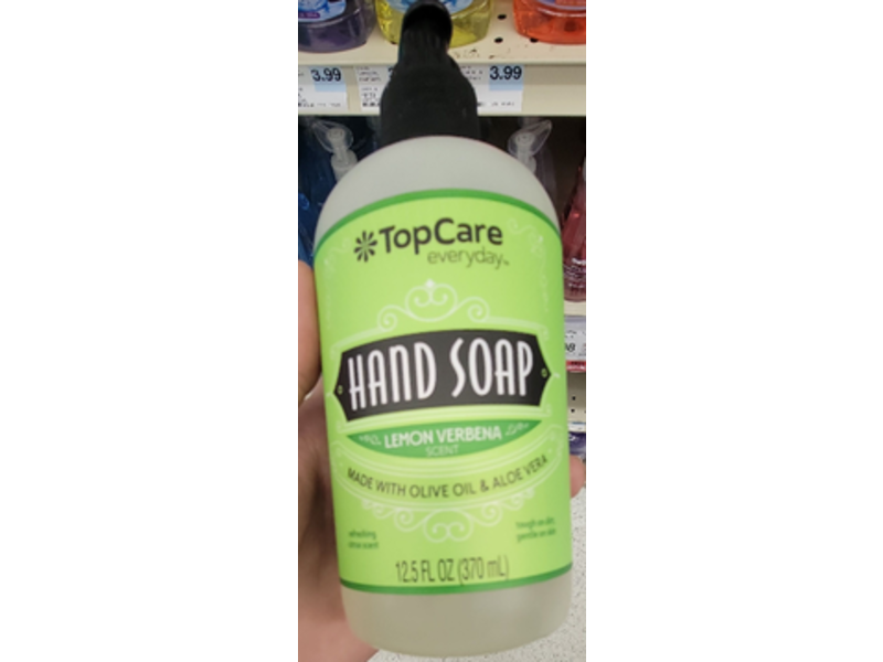TopCare Hand Soap, Lemon Verbena Scent, 12.5 fl oz/370 mL