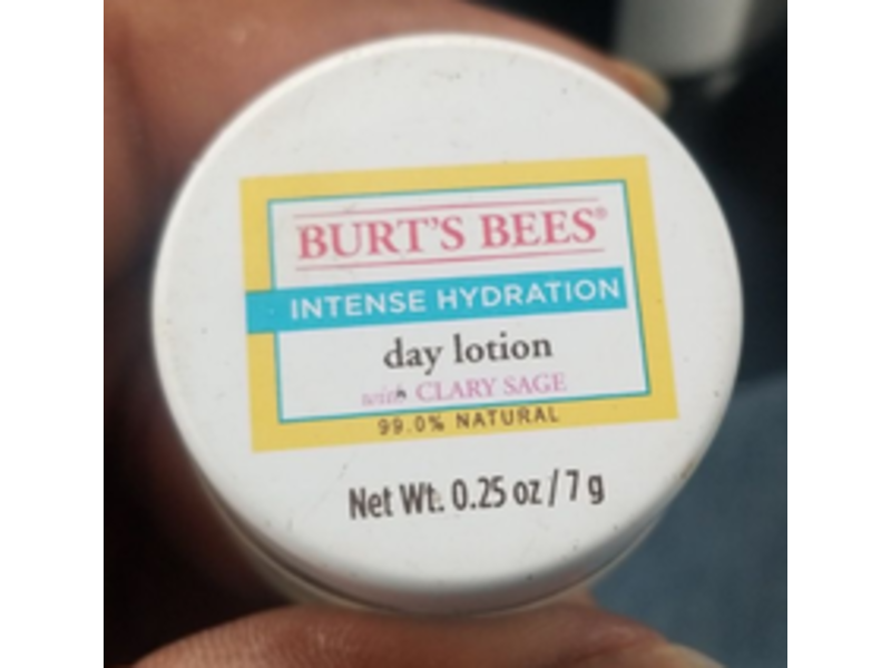 Burt's Bees Intense Hydration Day Lotion, Clary Sage, 0.25 oz/7 g