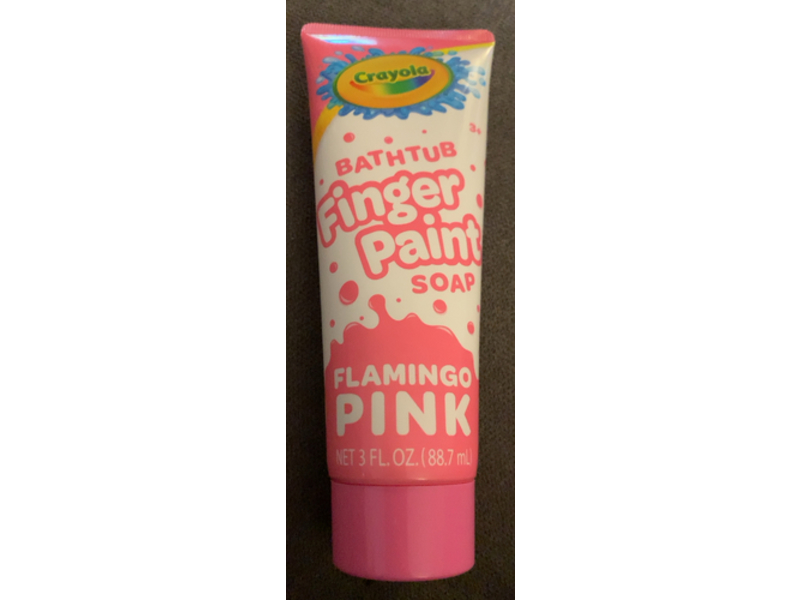 Crayola Bathtub Finger Paint Soap, Flamingo Pink, 3 fl oz / 88.7 mL