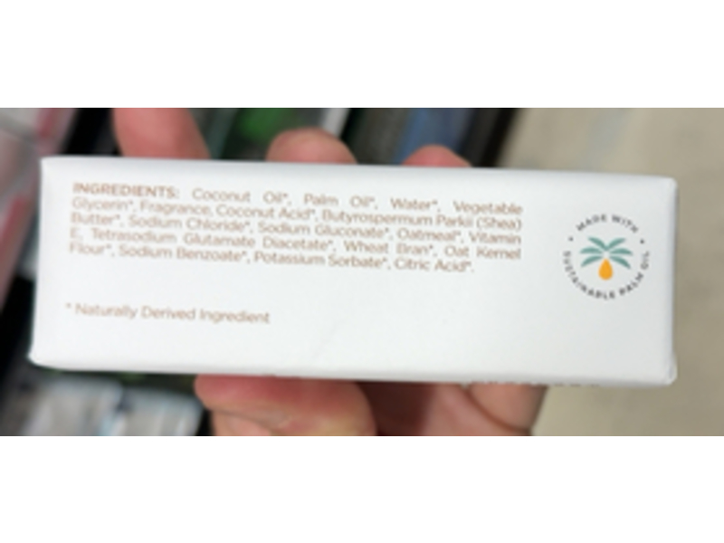 Sunaroma Oatmeal Gentle Body Bar, Shea Butter & Vitamin E, 8 oz