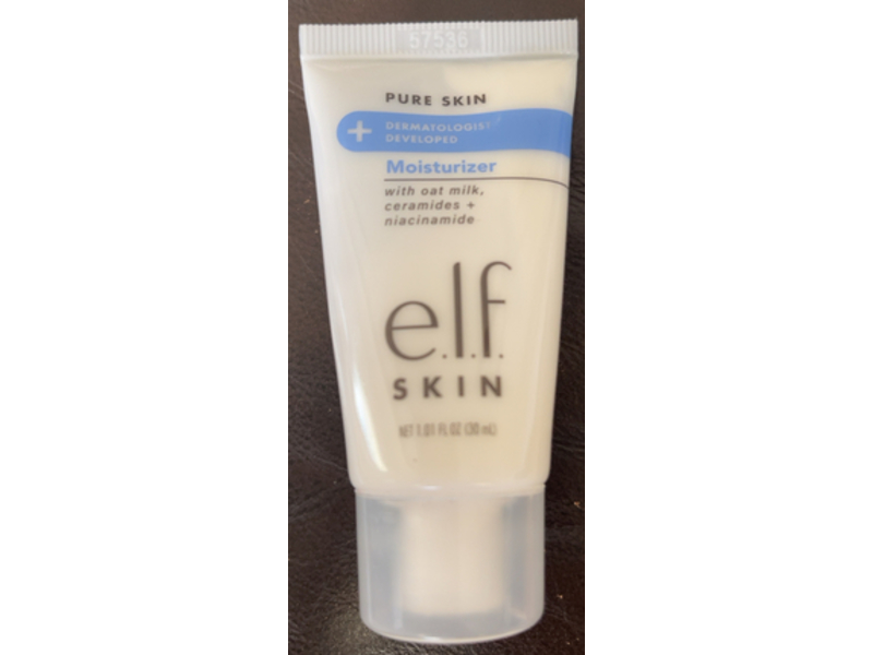 E.l.f. Moisturizer, Oat Milk, Ceramides + Niacinamide, 1.01 fl oz/30 mL