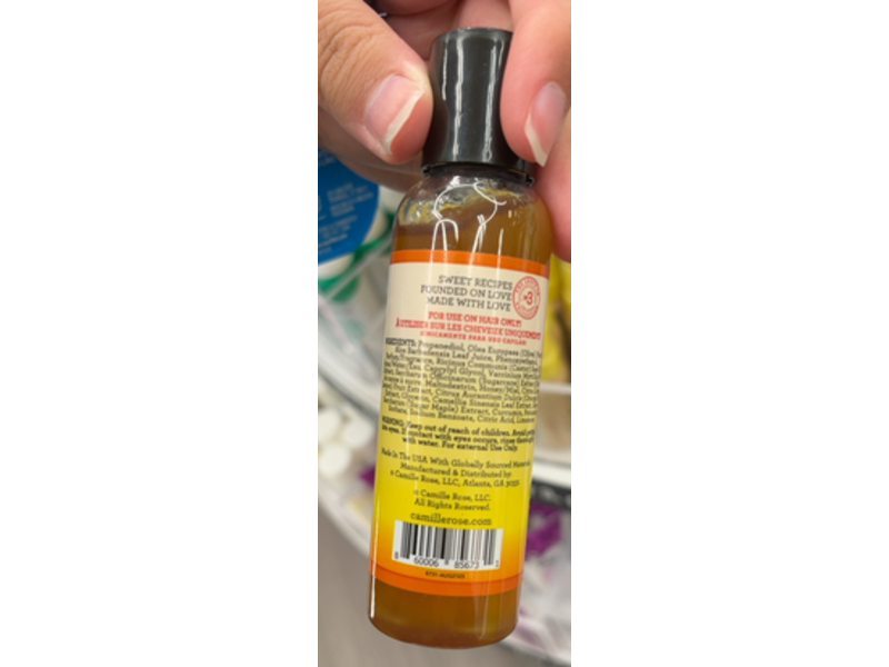 Camille Rose Honey Hydrate Base Conditioner, 2 oz/59 mL