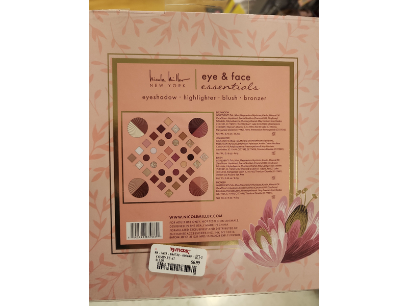Nicole Miller Eye & Face Essentials Palettes,