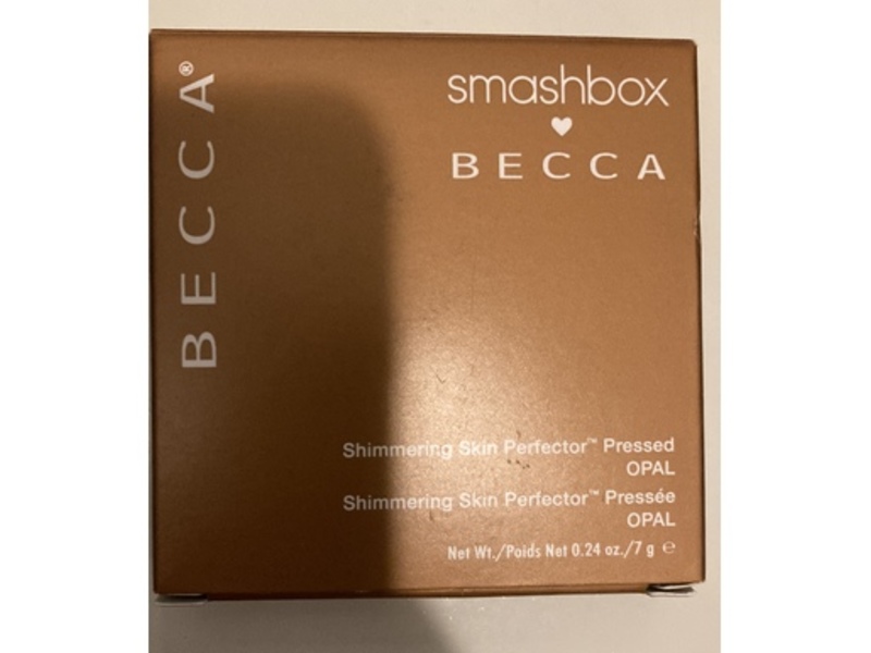 Smashbox X Becca Shimmering Skin Perfector Pressed Highlighter, Opal, 0.24 oz/7 g