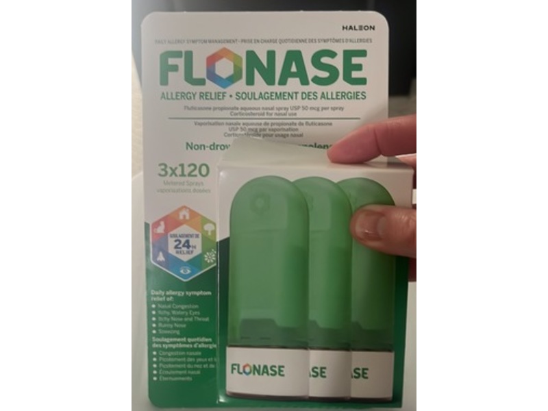 Flonase Allergy Relief Nasal Spray, Pack Of 3