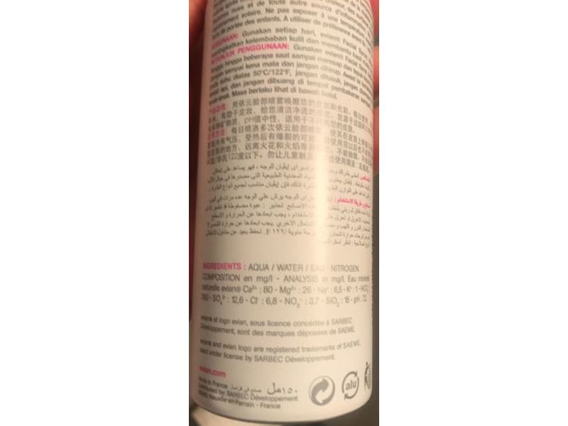 Evian Brumisateur Facial Spray, 5 fl oz/150 mL