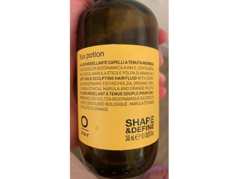 Oway Shape & Define Flux Potion Styling Fluid, 8.1 fl oz/240 mL