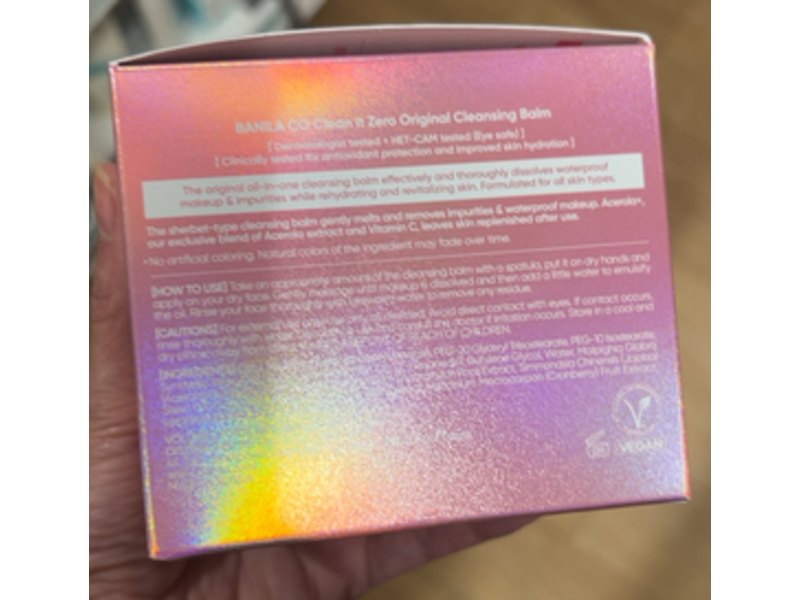 Banila Co Clean it Zero Original Cleansing Balm, 6.08 fl oz/180 mL