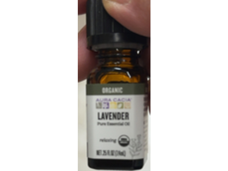Aura Cacia Organic Lavender, Relaxing, 0.25 fl oz/7.4 mL