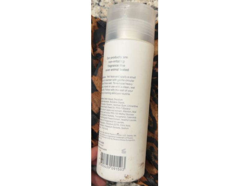 Paula's Choice Skincare Calm Nourishing Cleanser, 6.7 fl oz/198 mL