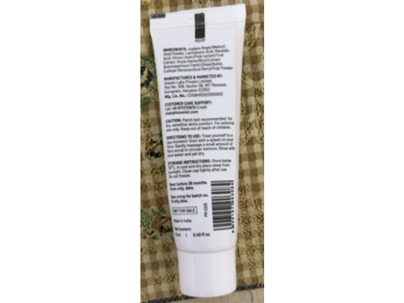 Chemist At Play Gentle Exfoliating Face Scrub, 0.40 fl oz.12 mL