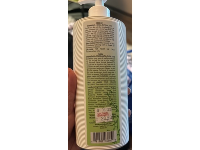 Vitabath Moisturizing Lotion, Original Spring Green, 20 fl oz/600 mL
